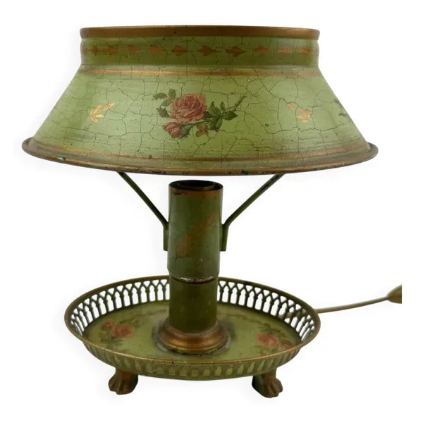 Petite lampe bouillotte en tôle