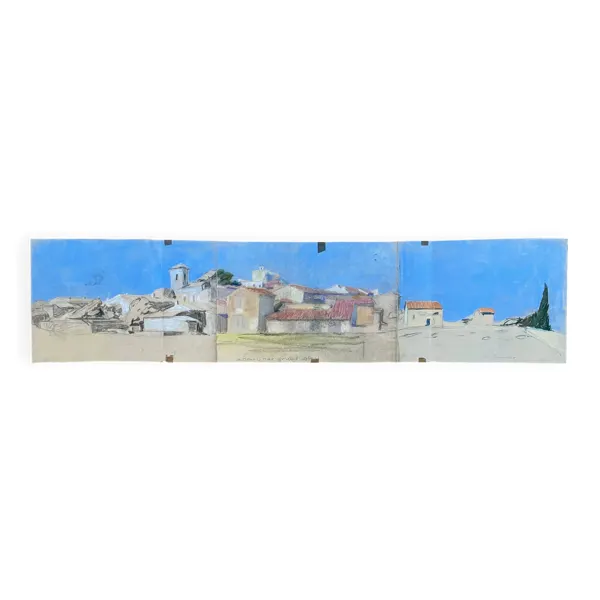 Tableaux Bouc-Bel-Air d'Ed. Pannetier (1884-1965) Provence panoramique