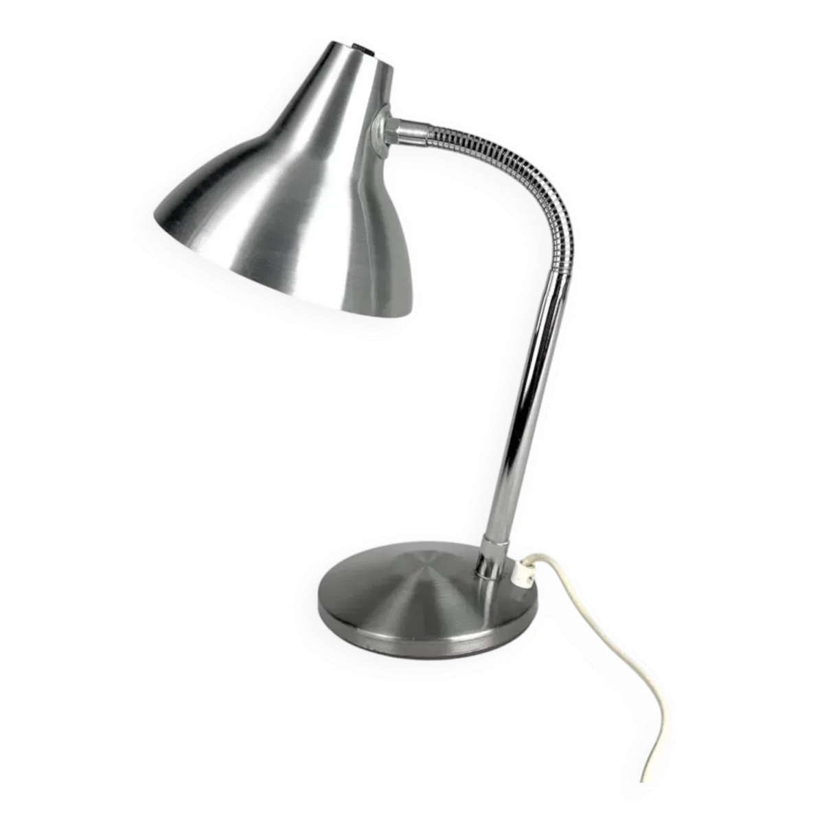Lampe flexible alu brossé années 60