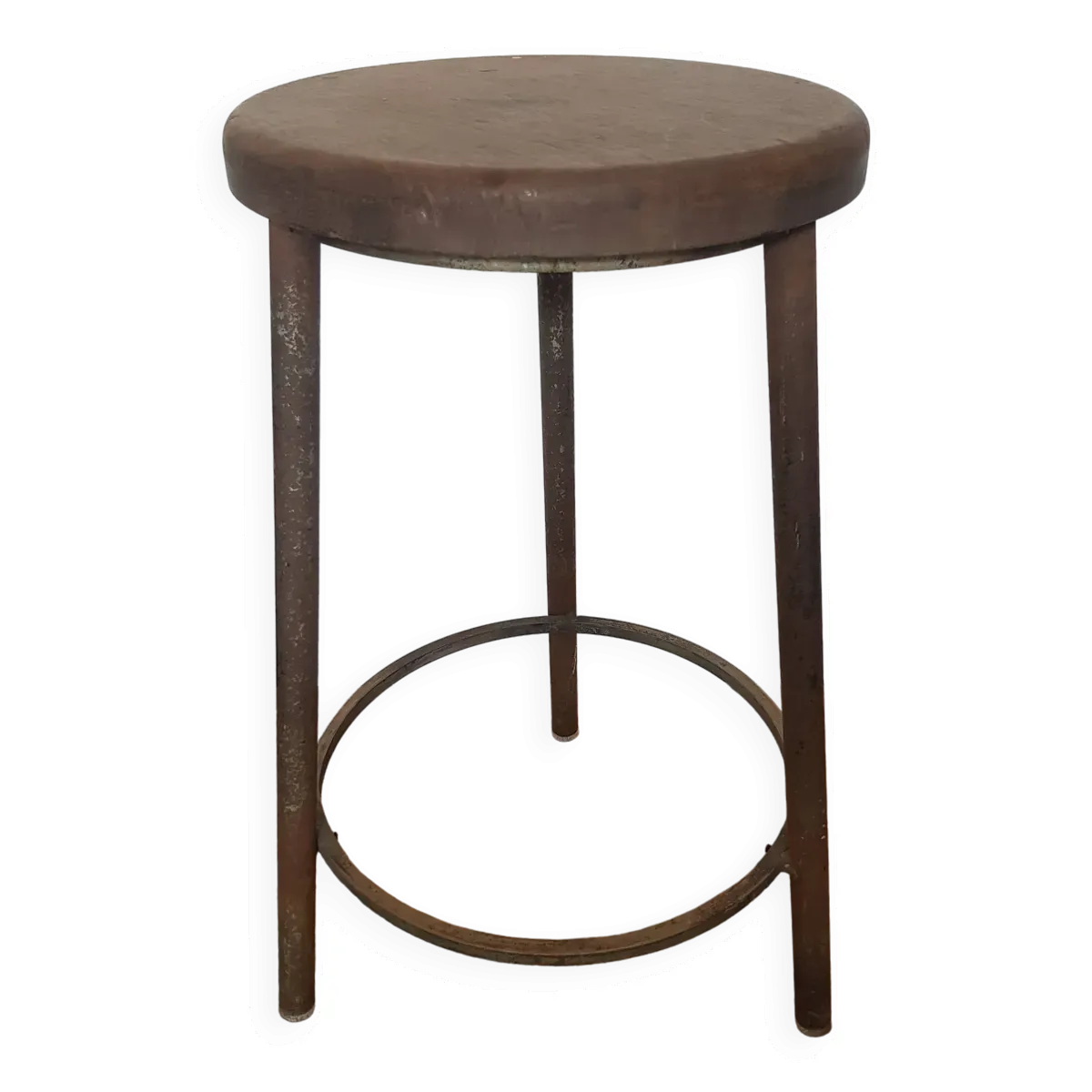 Tabouret tripode industriel vintage