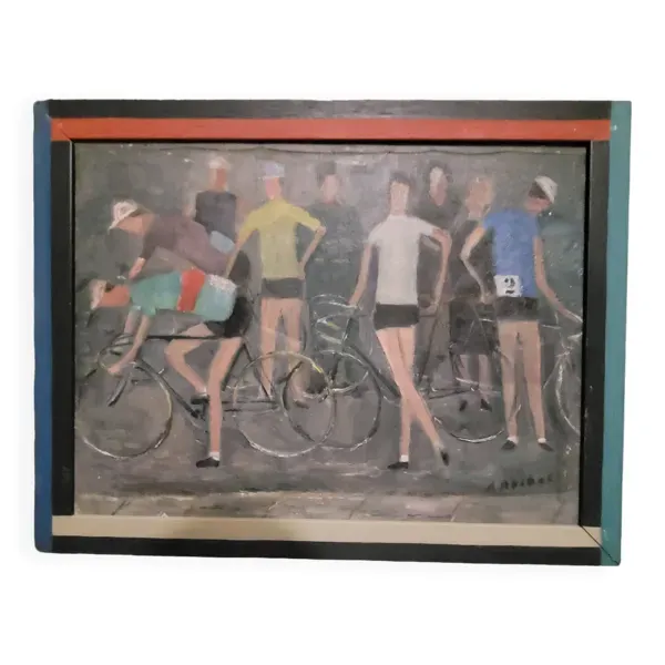 Alexandre Rochat huile sur toile