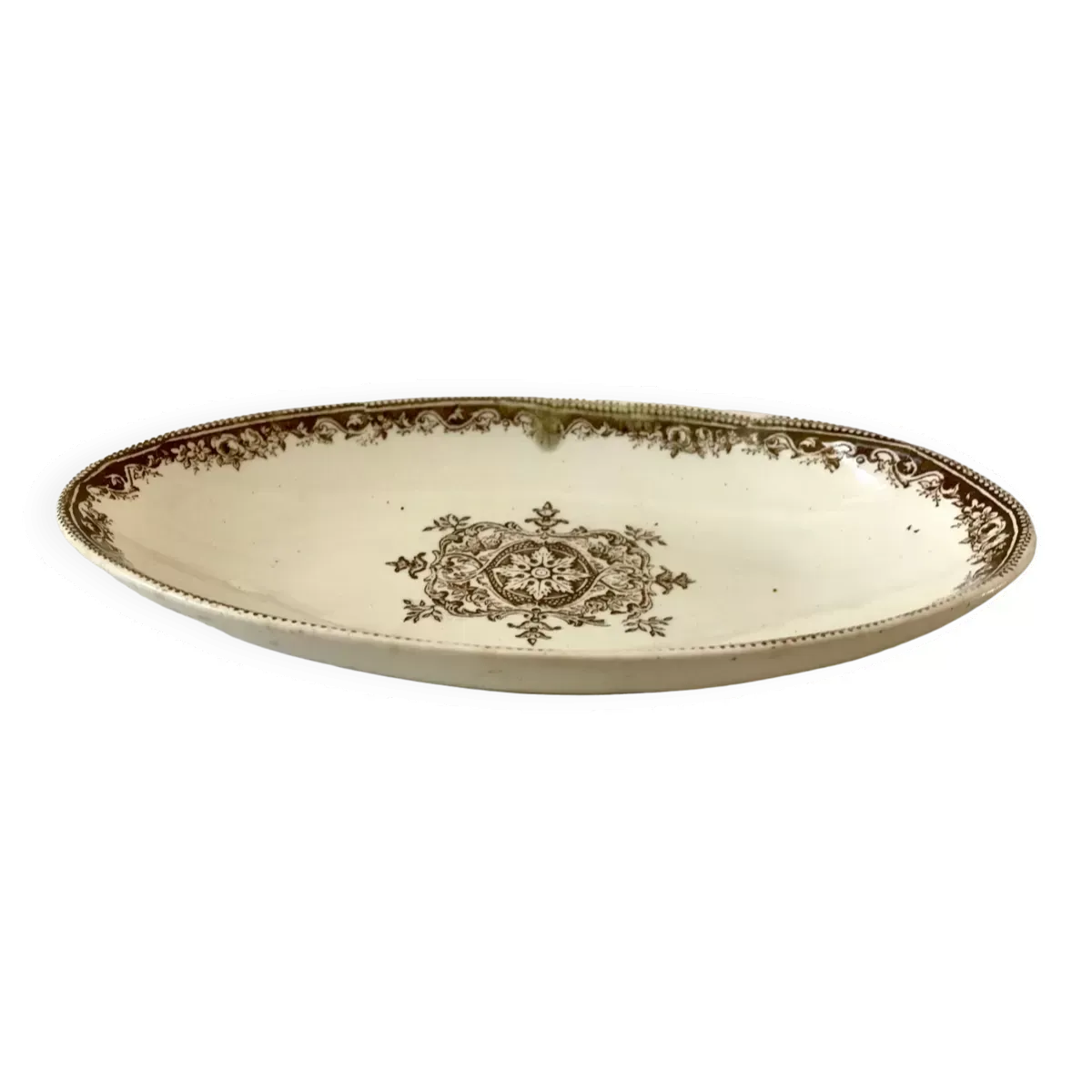 ravier en Terre de Fer médaillon XIXème