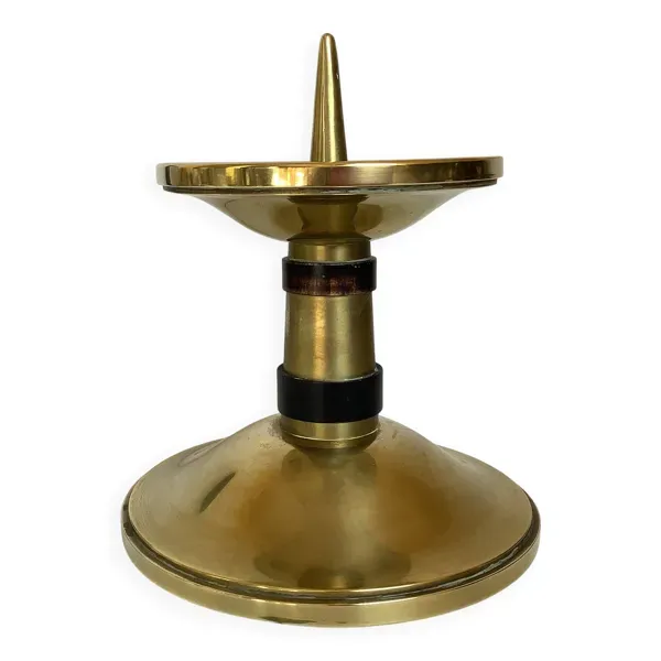 Grand bougeoir en laiton