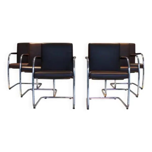 Suite de 6 chaises Visasoft par Antonio Citterio et Glen Oliver pour Vitra.