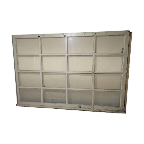 Verrière bois et simple vitrage