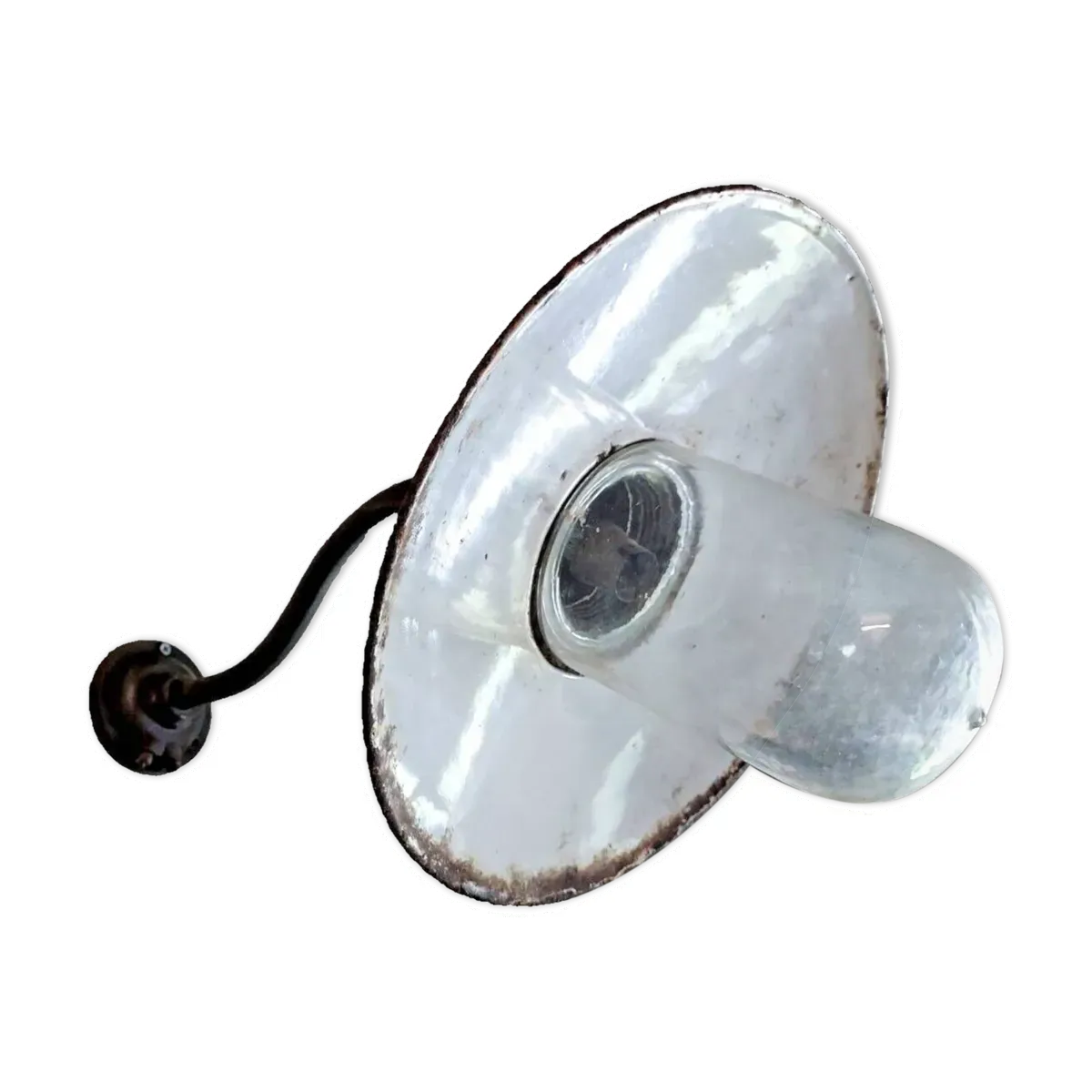 applique industrielle col de cygne en fer