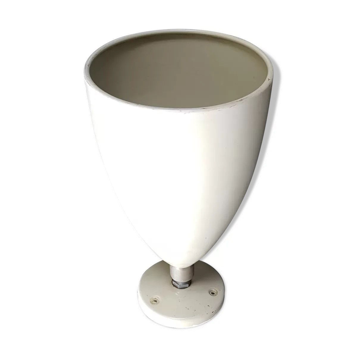 Spot en tôle beige années 50