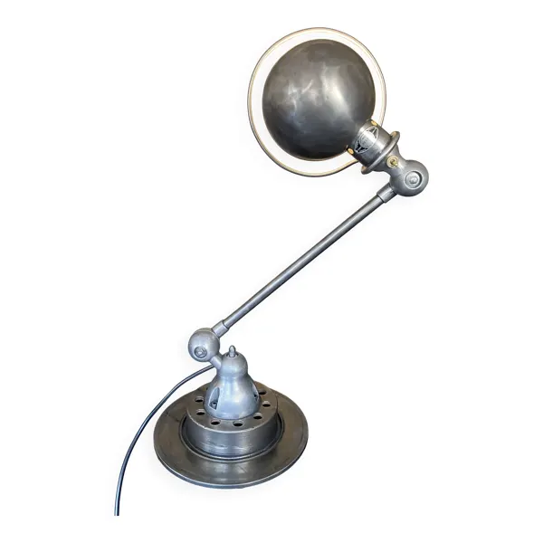 Lampe jieldé 1 bras patine graphite industriel vintage
