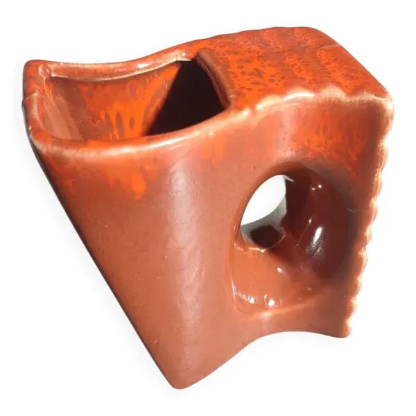 Saucière moderniste en céramique italienne, années 60