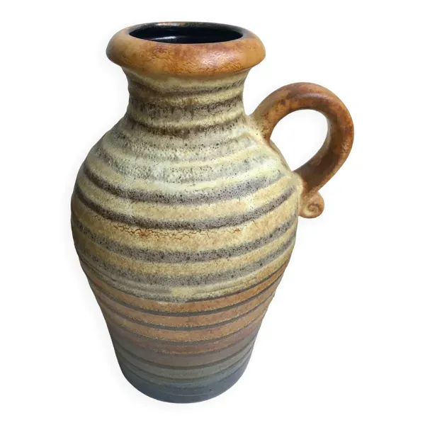 grand vase en céramique West Germany Scheurich Keramik Space Age années 1970