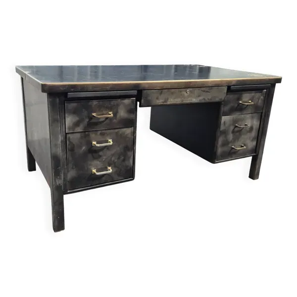 Bureau industriel en métal – style vintage / loft