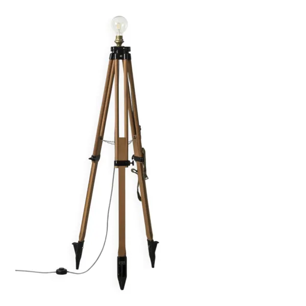 Lampe de sol industrielle vintage