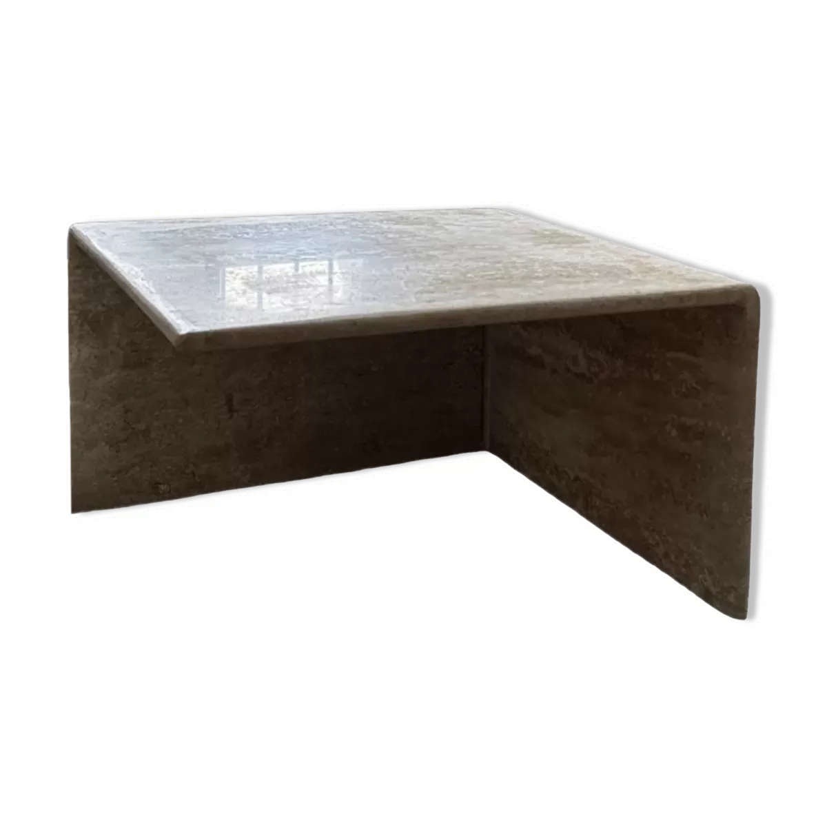 Table basse en travertin