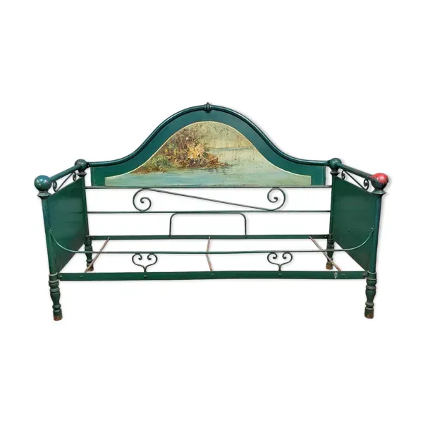 Banquette de repos Vénitienne époque Napoléon III en fonte et tôle