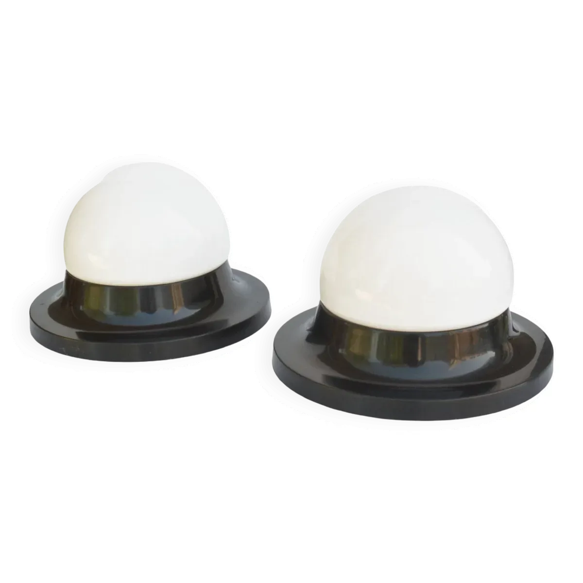 Une paire de plafonniers, Polam Radom, Pologne, années 1970.