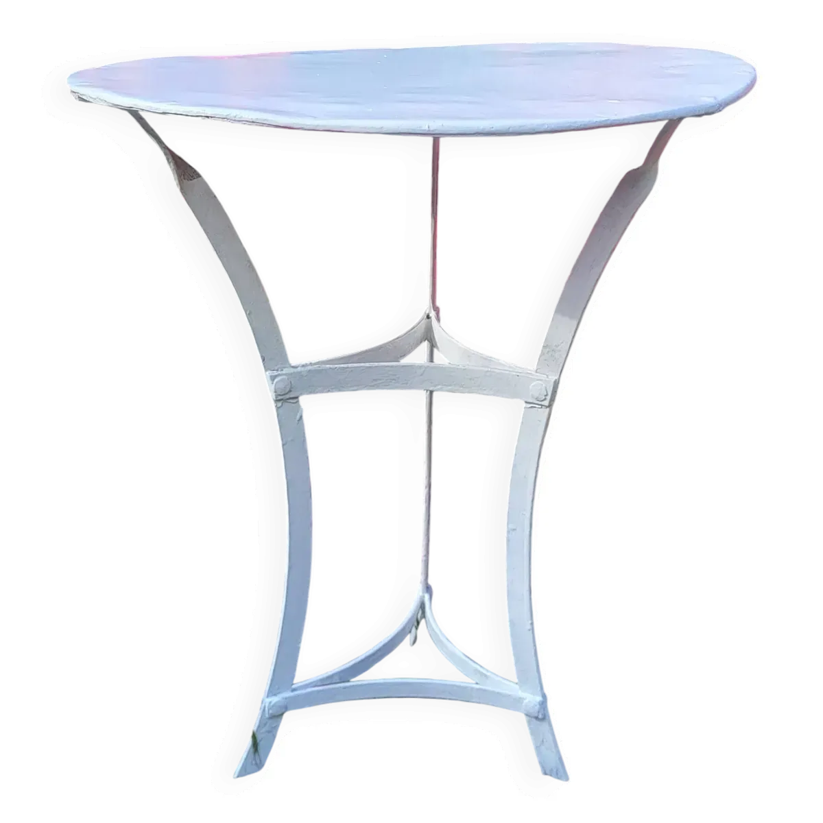 Table basse / guéridon jardin fer