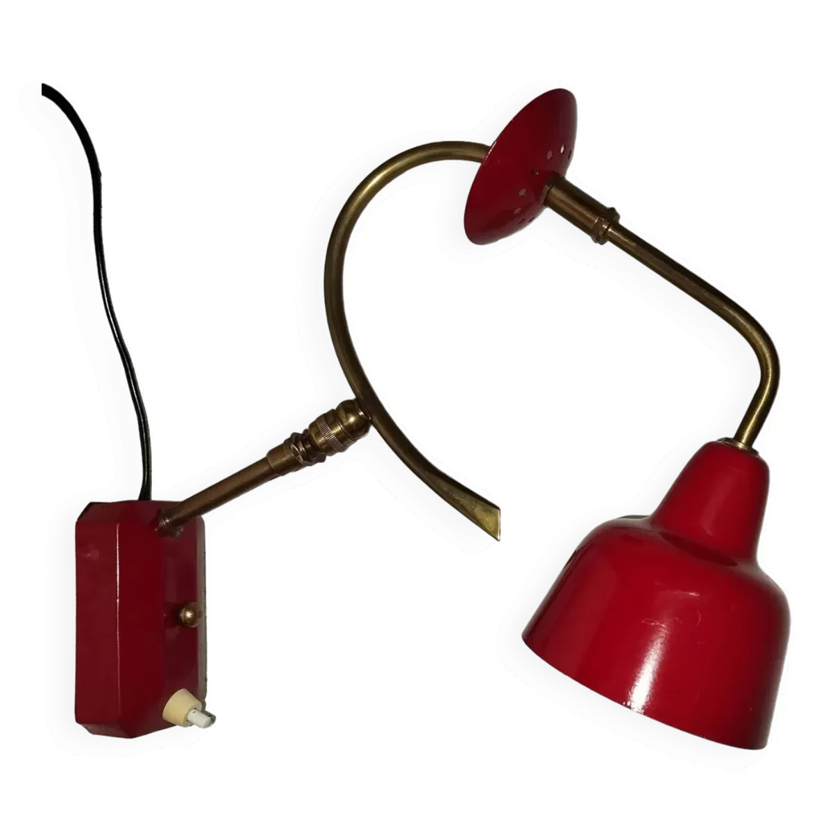 Applique lampe à poser articulée design années 70