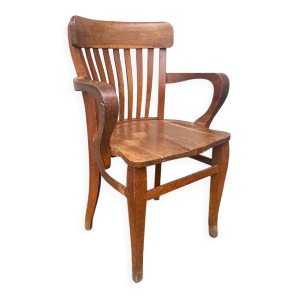 Fauteuil de bureau – vintage – bois massif - USA, circa 1900