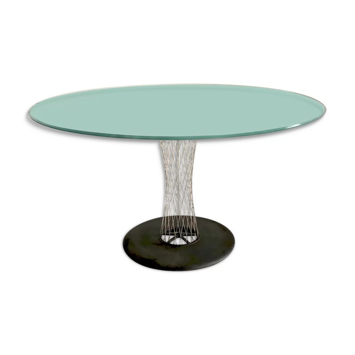 Table ronde en verre d’ Andreas Störiko - B&B italia