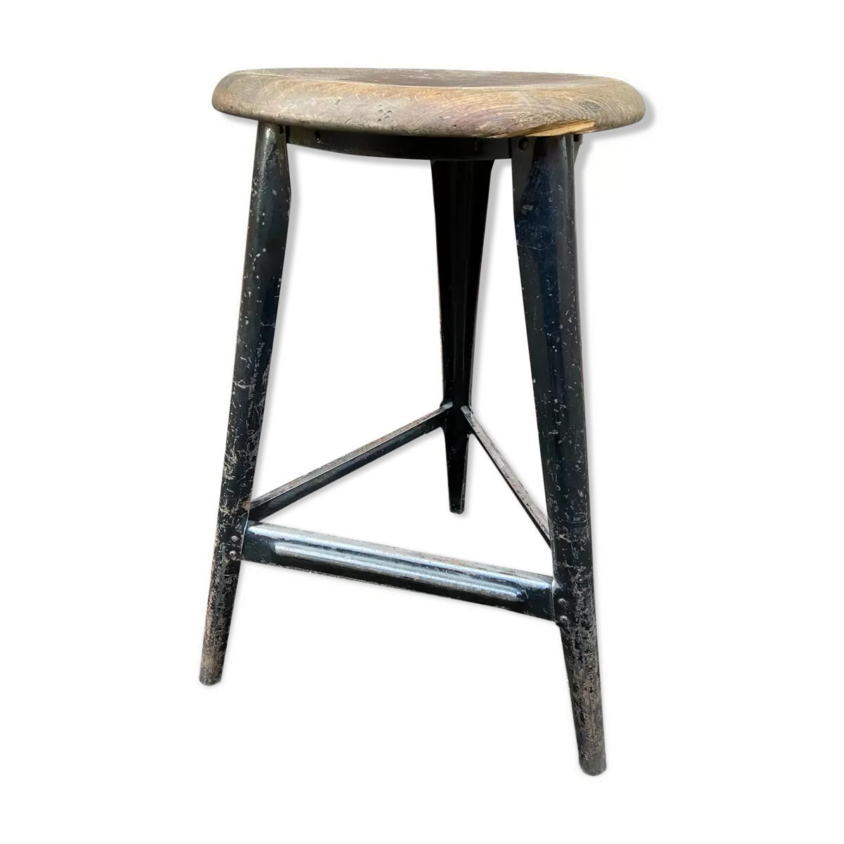 Tabouret industriel vintage
