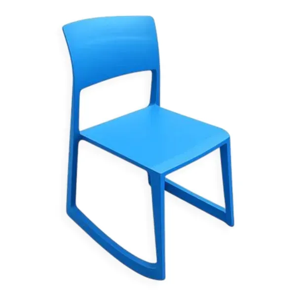 Chaise de cafétéria empilable Pacific Blue