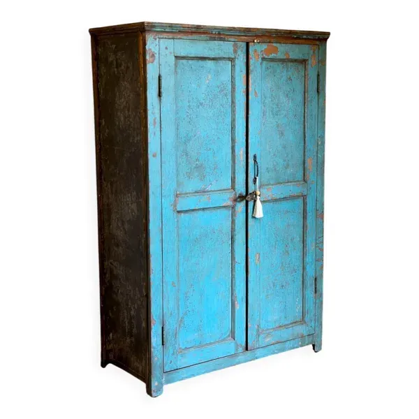 Armoire Vintage Métal & Bois
