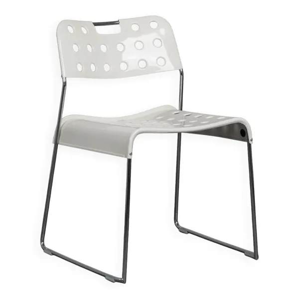 Chaise Omstak par Rodney Kinsman pour Bieffeplast, Italie, années 1970.