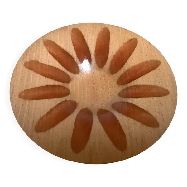 Vide poche en bois Nopjes houtdraaiwerk fait main