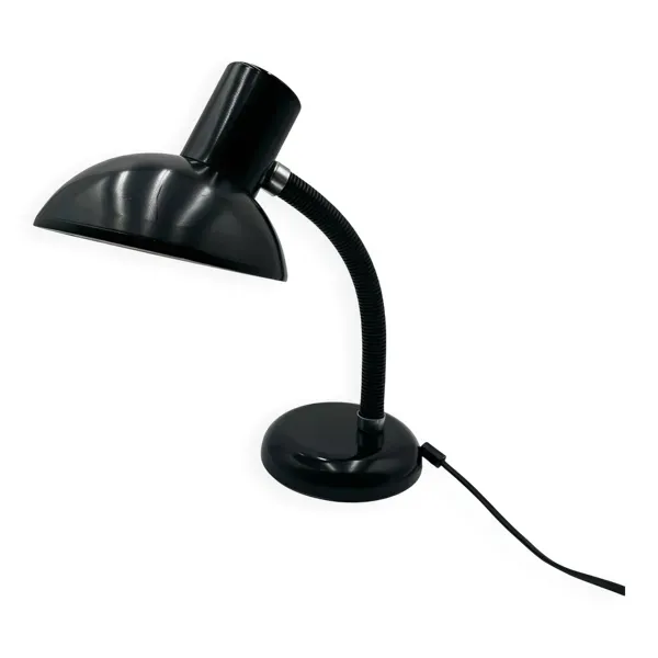 Lampe cocotte noire Veb Narva années 70