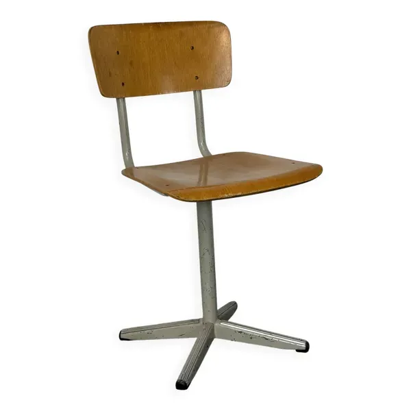 Chaise de bureau industrielle vintage Marko des années 1950