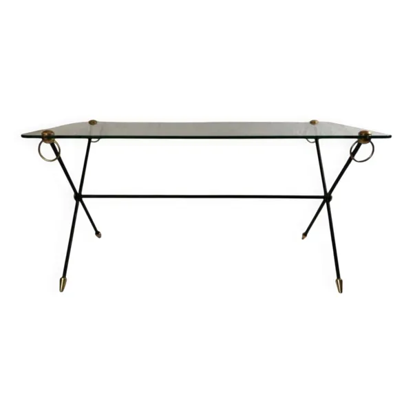 Table Basse Modele ''x'' Par Jacques Adnet