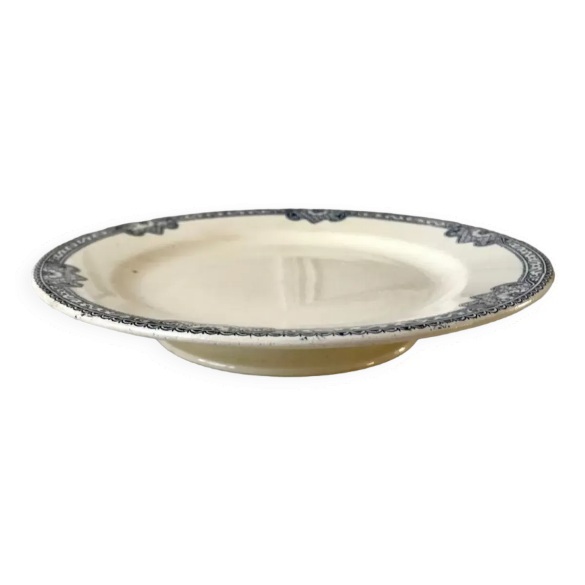 Compotier bas terre de fer salins modèle jumièges fin xixème