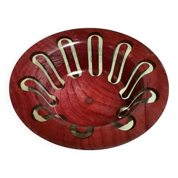 Vide poche en bois Nopjes houtdraaiwerk fait main