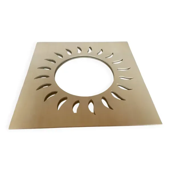 Miroir soleil en bois