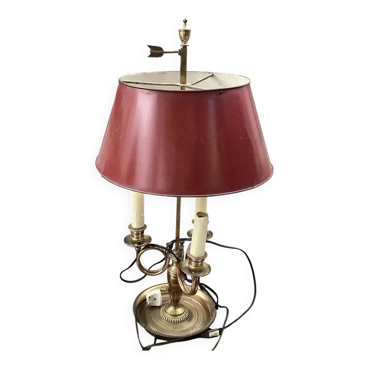 Lampe bouillotte orfèvre Auguste Mourier