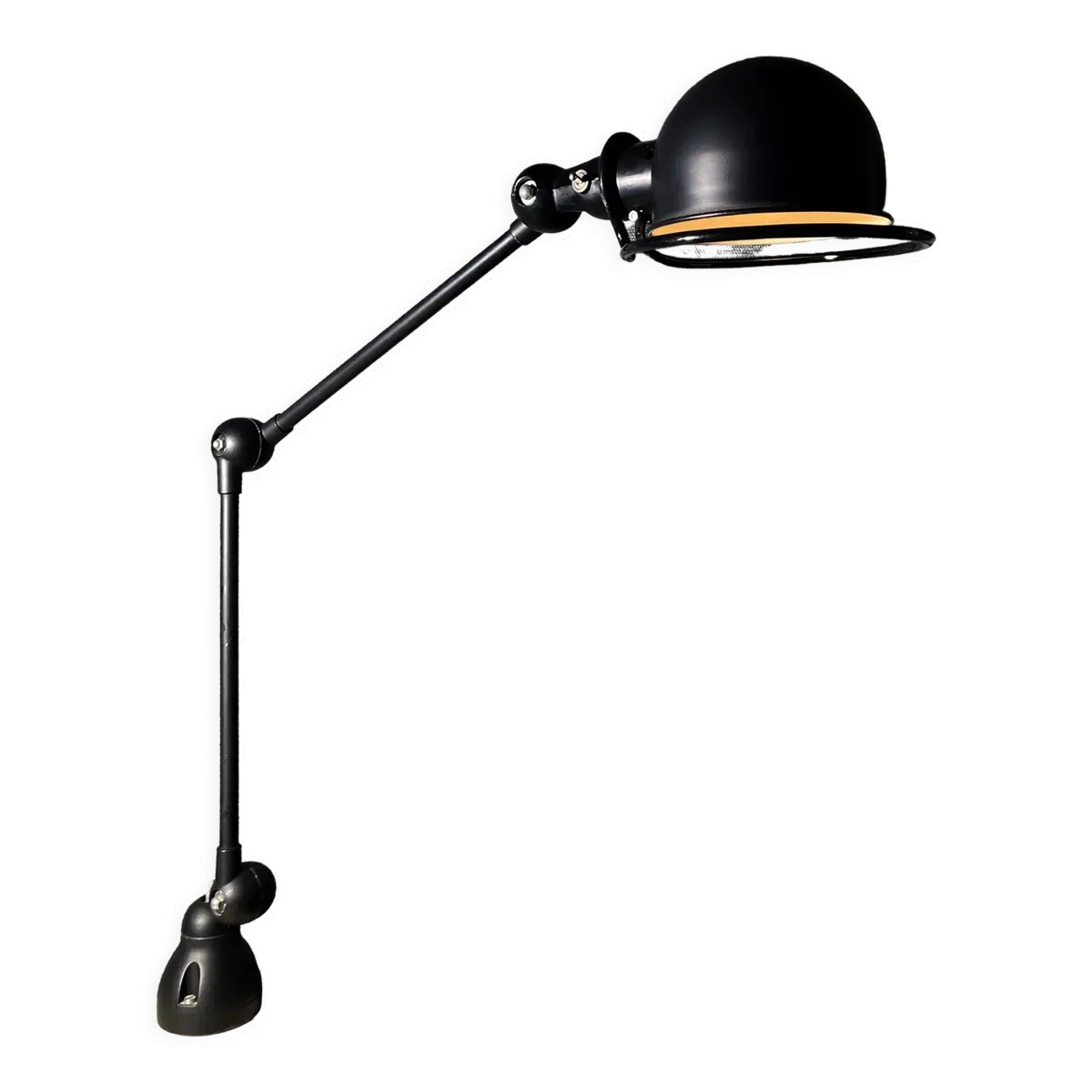 Lampe Jielde deux bras noir satin originale 1960
