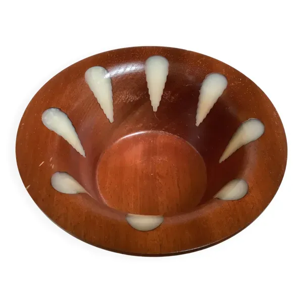 Vide poche Nopjes houtdraaiwerk en bois fait à la main