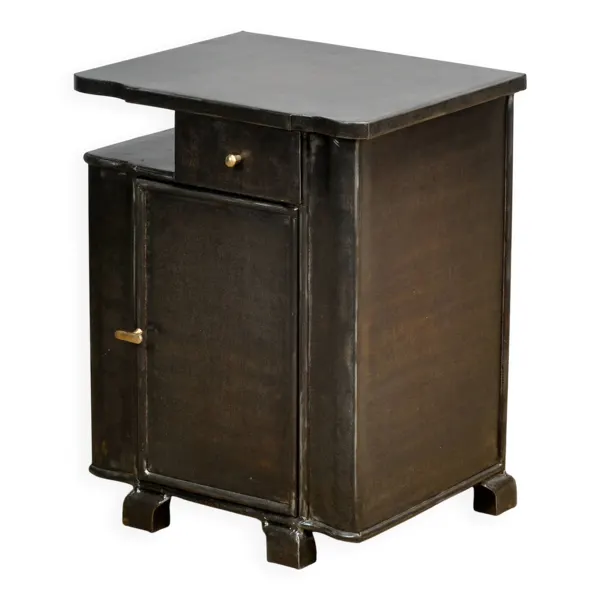 Table de chevet en fer, vers 1930
