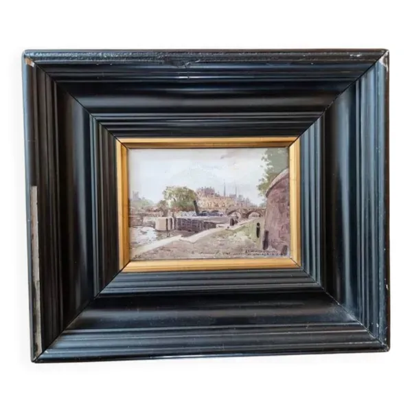 Enrique Atalaya (1851-1914), peintre espagnol - Huile sur toile - Paris