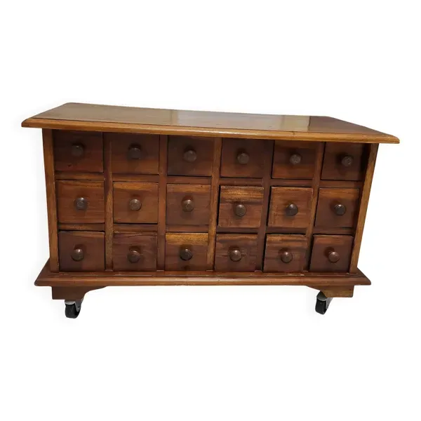 Meuble de métier, apothicaire en  ois ,fin 19ème