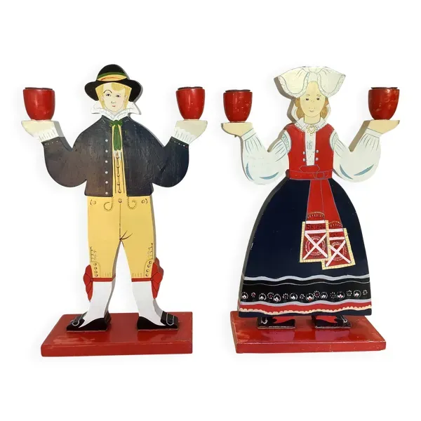 Paire de bougeoirs design Lizzi Velander IKEA