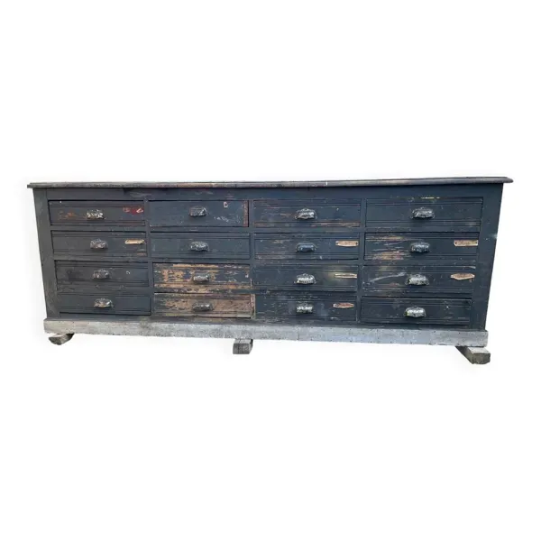 Meuble de métier à tiroirs