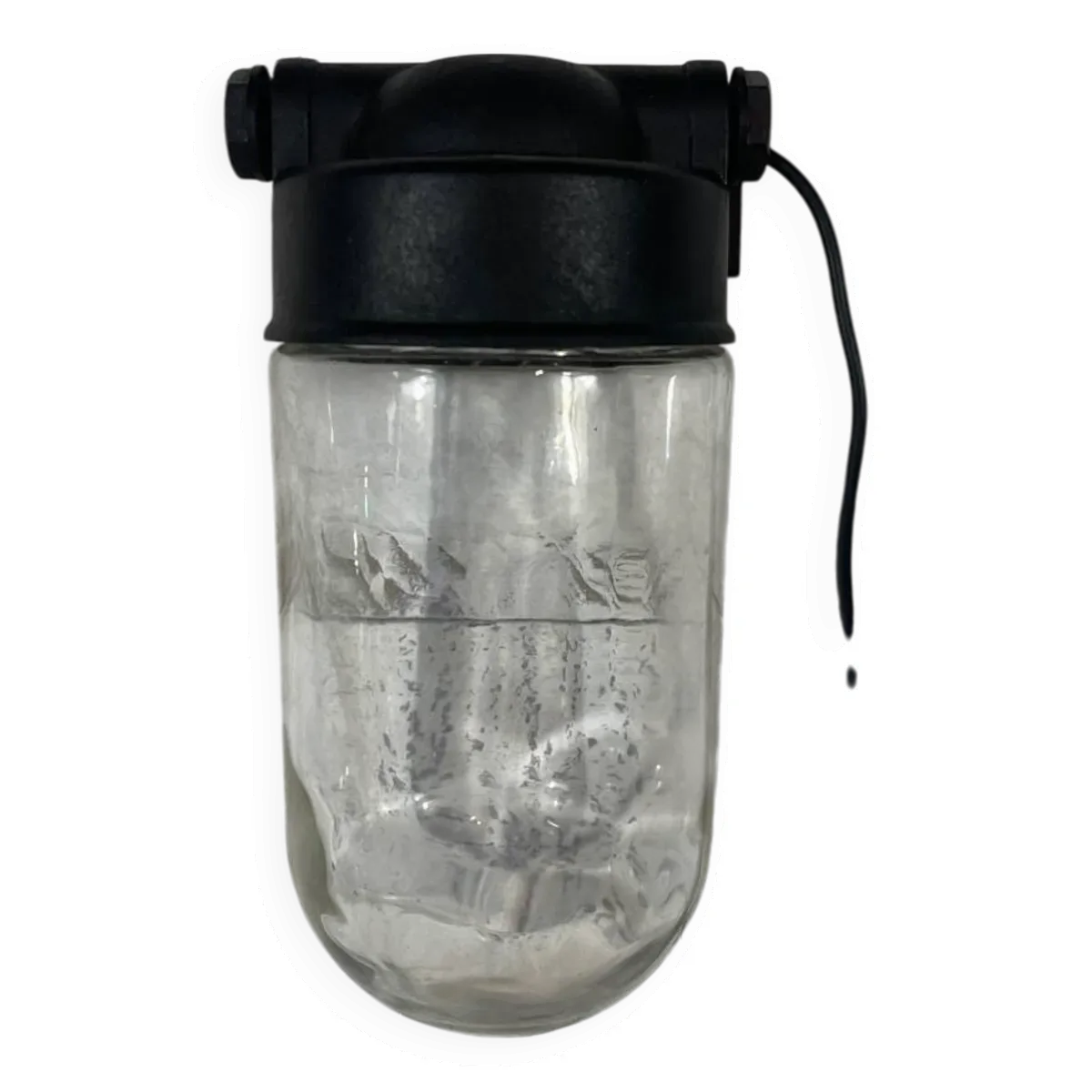 Applique en verre et bakélite