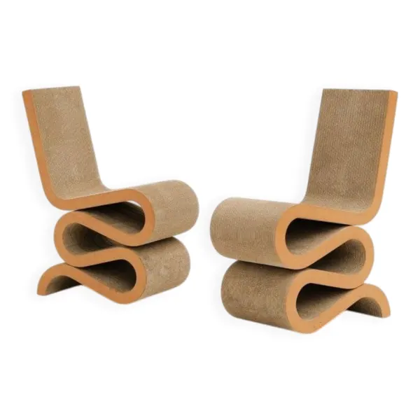 Chaise Edges Wiggle Vintage par Frank Gehry pour Vitra, 1990s