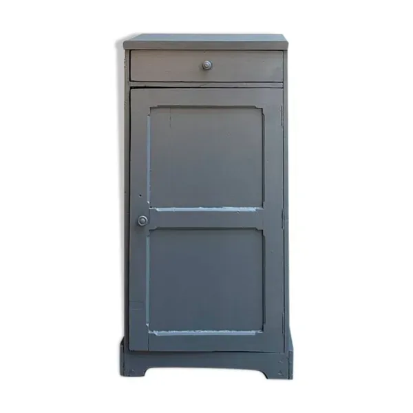 Meuble de métier, meuble à vinyles (rénové)