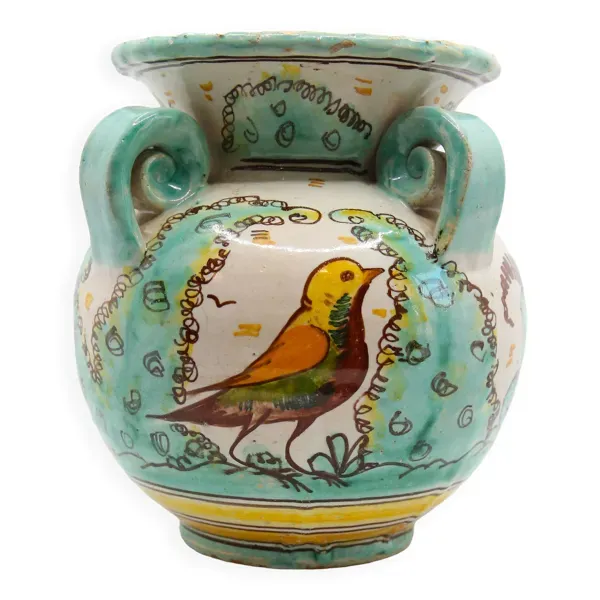 Vase espagnol vintage ode à la nature de Arzobispo
