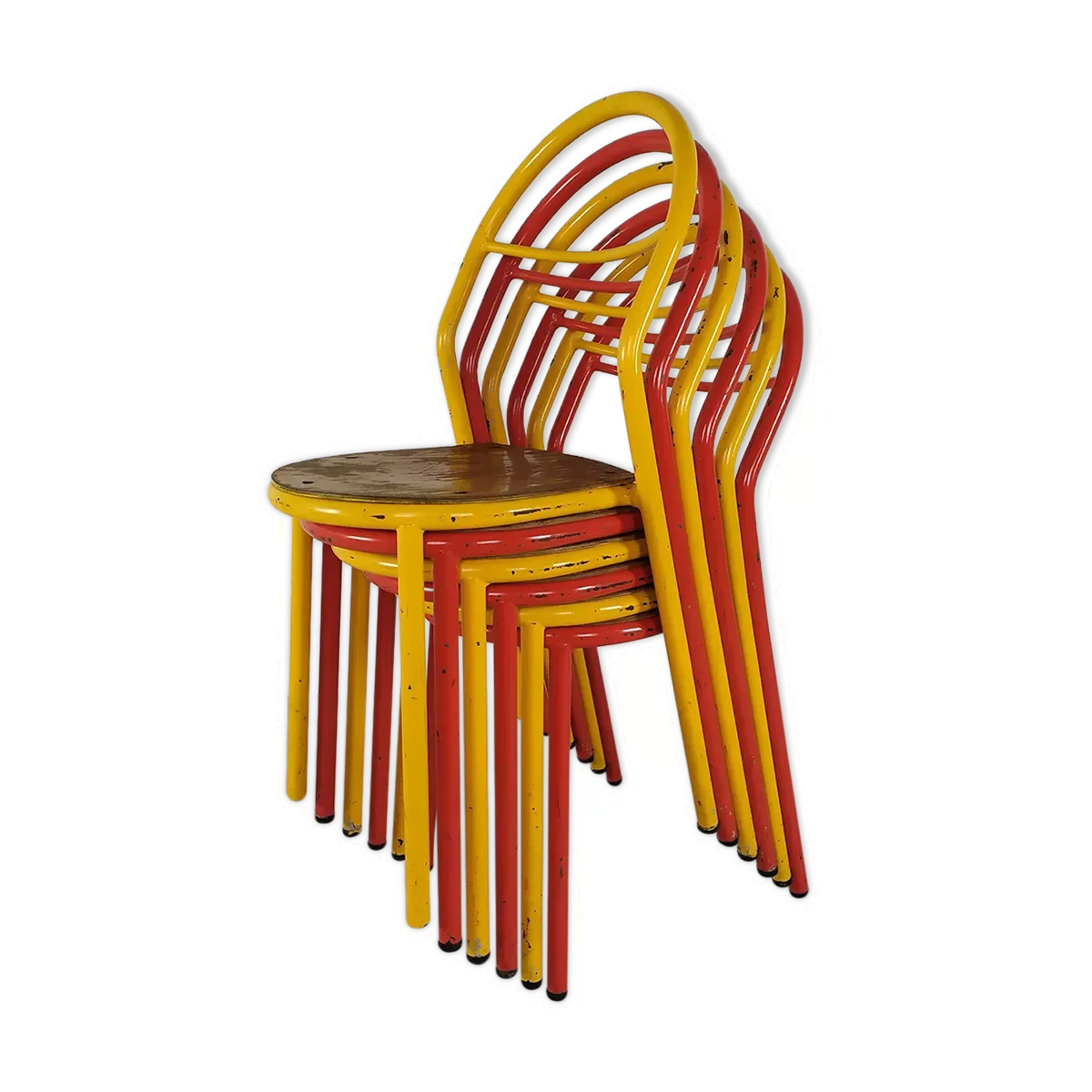 6 chaises industrielles par Mobilor