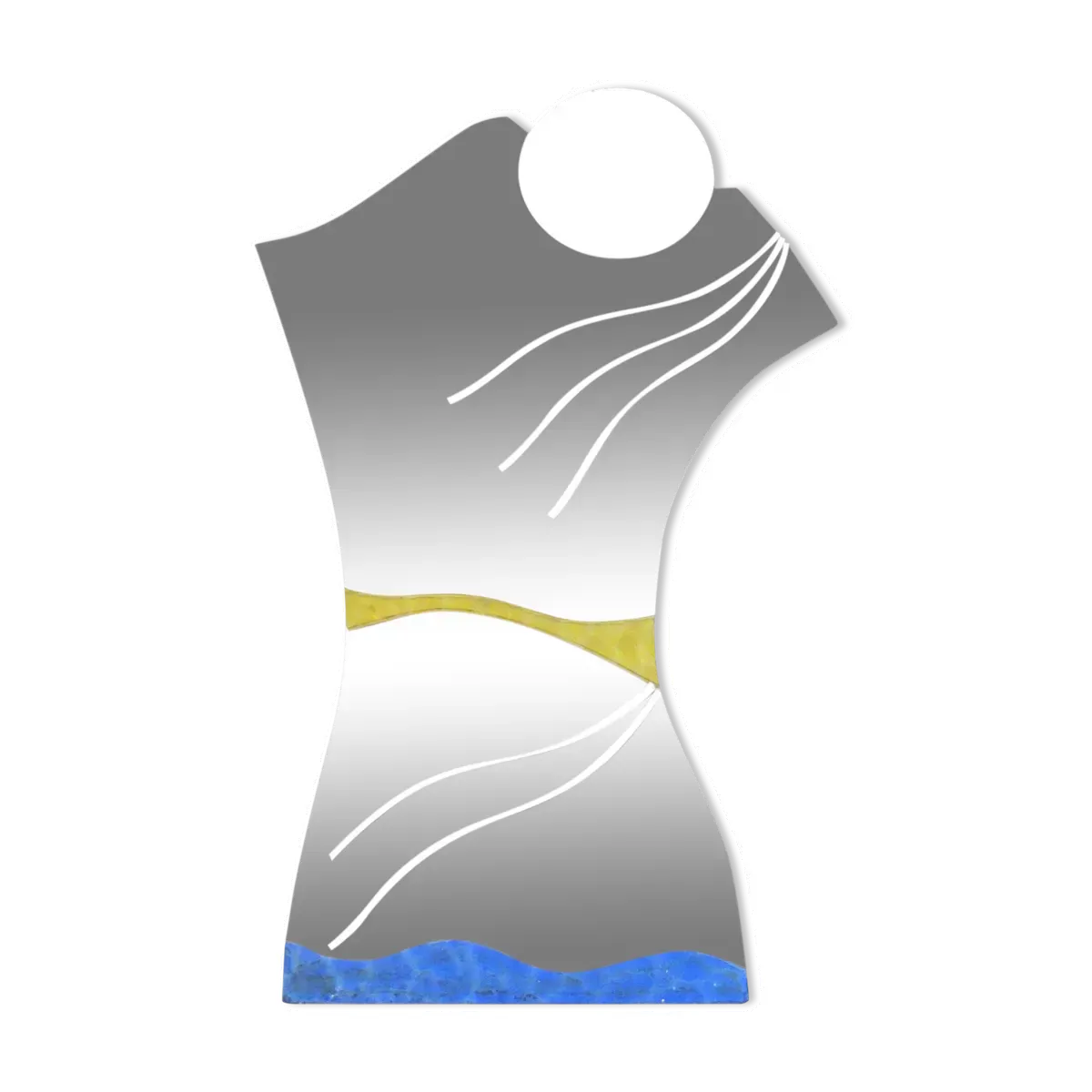 Miroir corps de femme Années 80