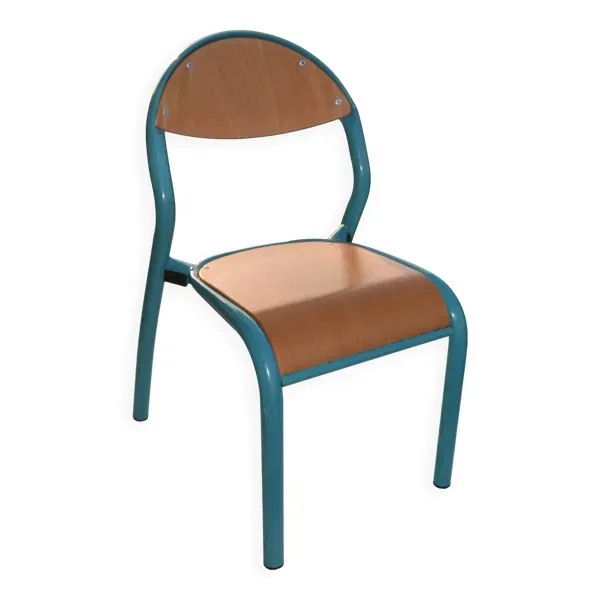 Chaise vintage d'école maternelle