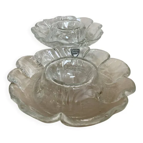 Paire de coquetiers scandinave orrefors Sweden